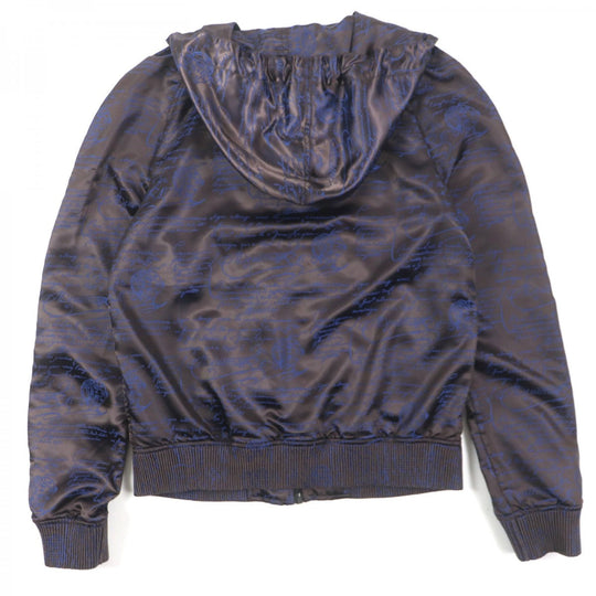 Berluti Hoodie R17OBU68 polyester dark brown navy 44