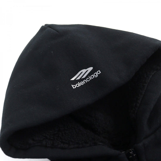 BALENCIAGA Hoodie 773668 TPUQ2 Main: 99% cotton, Main: 1% polyurethane, Part: 91% cotton, Part: 9% polyurethane, Lining: 100% polyester black 3B Sports Icon hoodie mens 3 Used Authentic