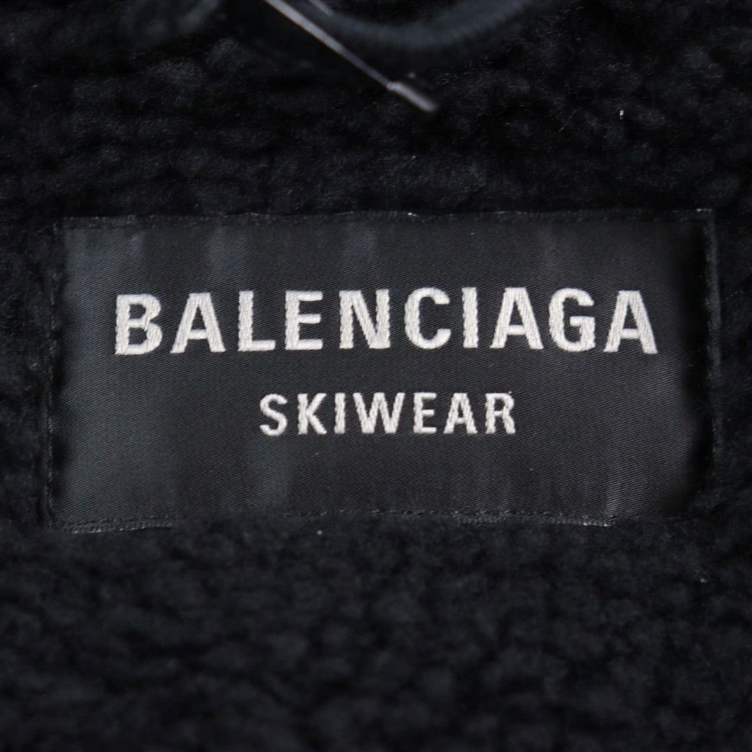 BALENCIAGA Hoodie 773668 TPUQ2 Main: 99% cotton, Main: 1% polyurethane, Part: 91% cotton, Part: 9% polyurethane, Lining: 100% polyester black 3B Sports Icon hoodie mens 3 Used Authentic