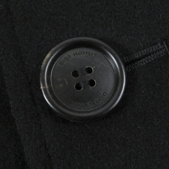 Dior HOMME Chester coat 433C330A3183 Outer: 80% wool, Outer: 20% cashmere, Lining: 55% rayon, Lining: 45% cupra, Sleeve lining: 100% cupra black mens 48 Used Authentic