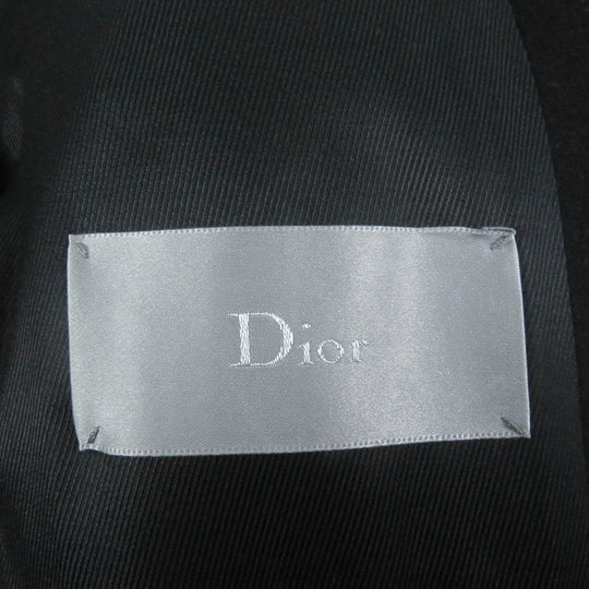 Dior HOMME Chester coat 433C330A3183 Outer: 80% wool, Outer: 20% cashmere, Lining: 55% rayon, Lining: 45% cupra, Sleeve lining: 100% cupra black mens 48 Used Authentic