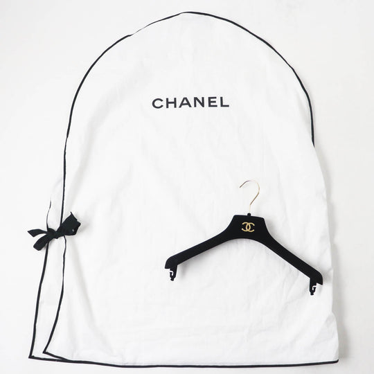 CHANEL Jacket 22P P72383 Outer: 48% acrylic, Outer: 27% polyester, Outer: 16% cotton, Outer: 9% polyamide (nylon), Lining: 100% silk Purple type Women 36 Used Authentic