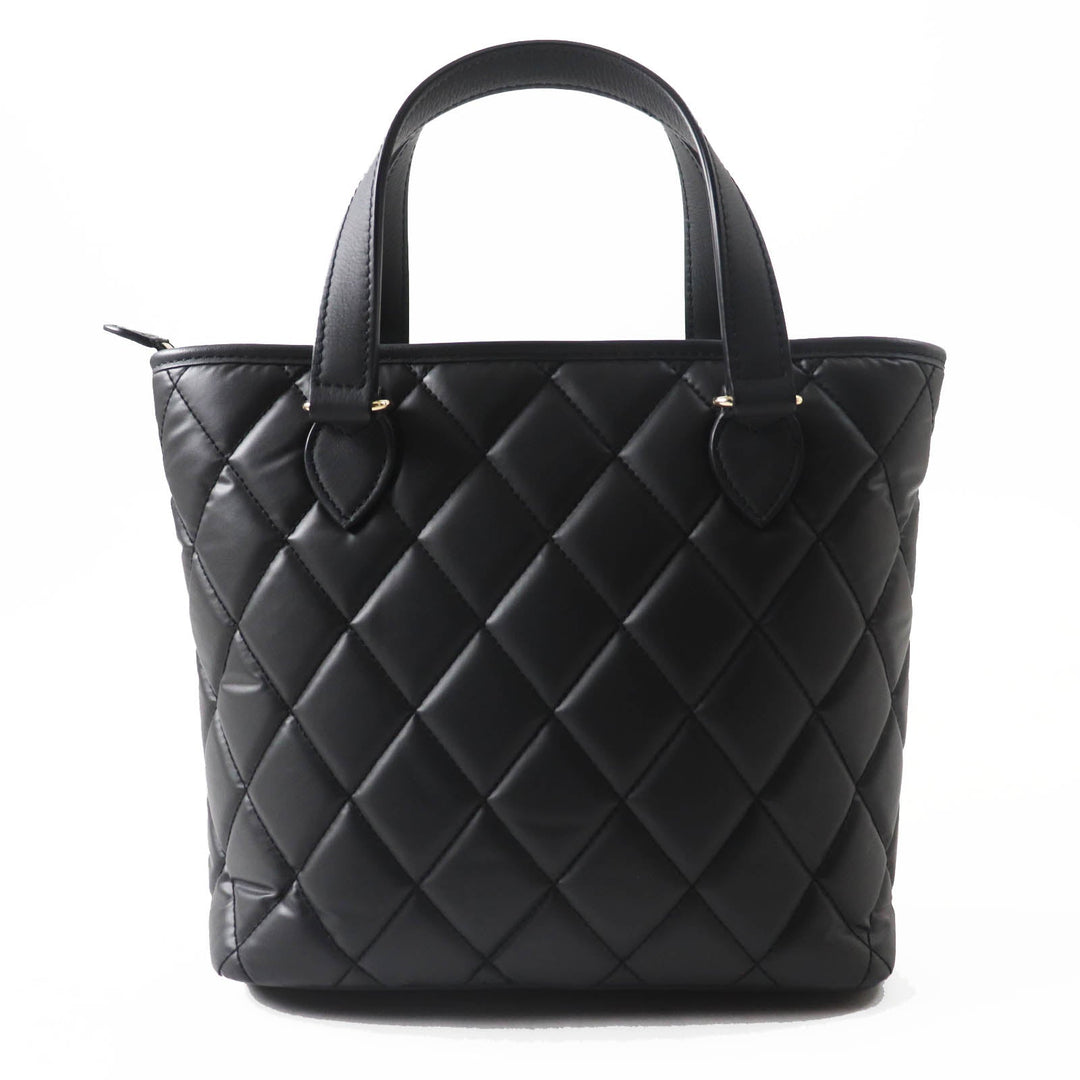HUNTING WORLD Tote Bag Main: Batucross black Battue Diamante Women Used Authentic