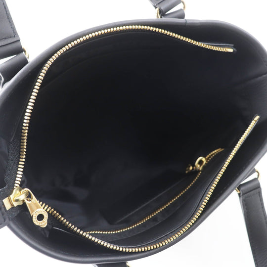 HUNTING WORLD Tote Bag Main: Batucross black Battue Diamante Women Used Authentic