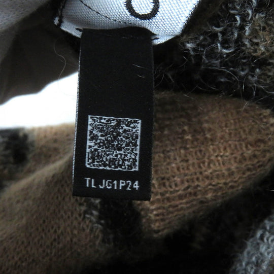 CHANEL cardigan 23A P75362 cashmere Brown black 34