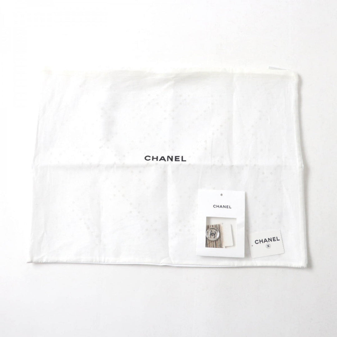 CHANEL cardigan 23A P75362 cashmere Brown black 34