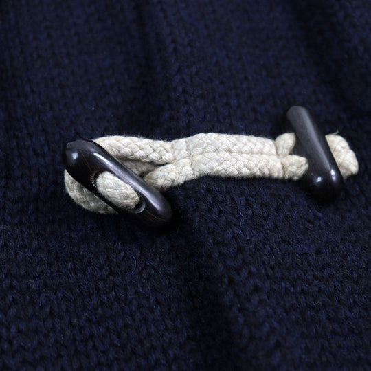 Y's Duffel coat YD-K18-155  Main: 100% wool Navy mens 3 Used Authentic
