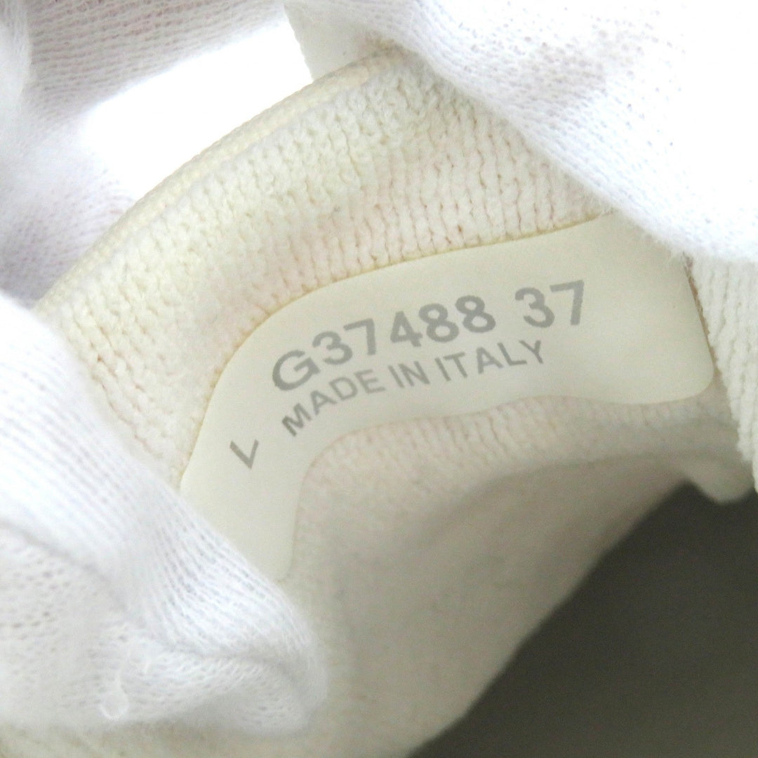 CHANEL Low cut sneakers G37488 Main: Canvas Black White Women 37 Used Authentic