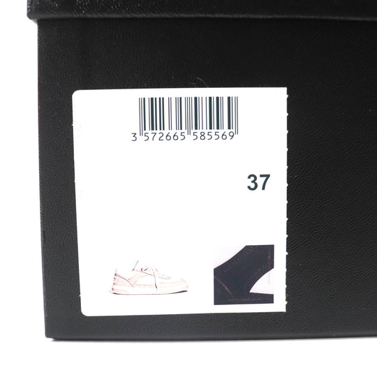 CHANEL Low cut sneakers G37488 Main: Canvas Black White Women 37 Used Authentic