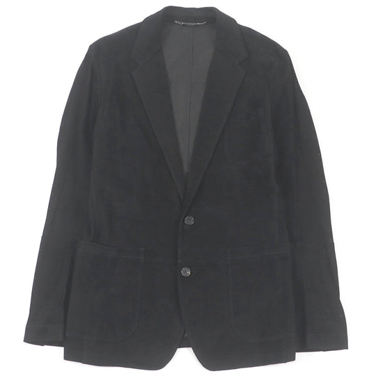 DOLCE&GABBANA tailored jacket G2ND6L Main: 100% lambskin black mens 46 Used Authentic
