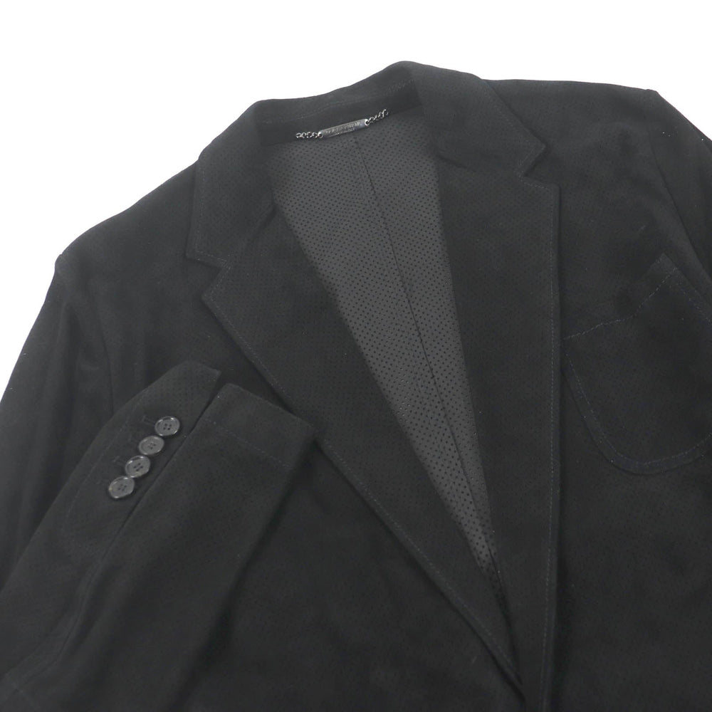 DOLCE&GABBANA tailored jacket G2ND6L Main: 100% lambskin black mens 46 Used Authentic