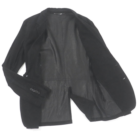 DOLCE&GABBANA tailored jacket G2ND6L Main: 100% lambskin black mens 46 Used Authentic