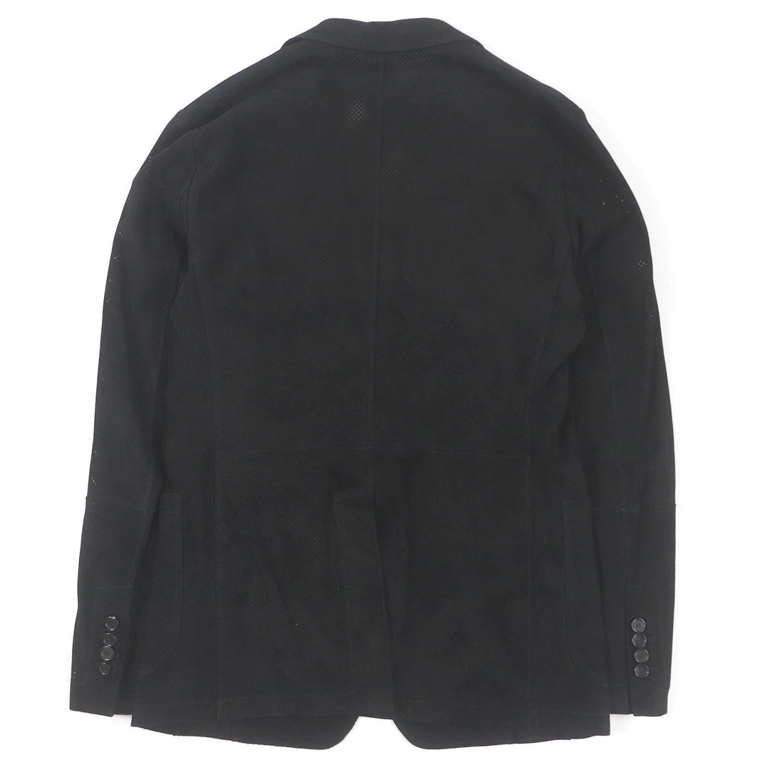 DOLCE&GABBANA tailored jacket G2ND6L Main: 100% lambskin black mens 46 Used Authentic