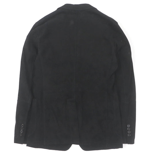 DOLCE&GABBANA tailored jacket G2ND6L Main: 100% lambskin black mens 46 Used Authentic