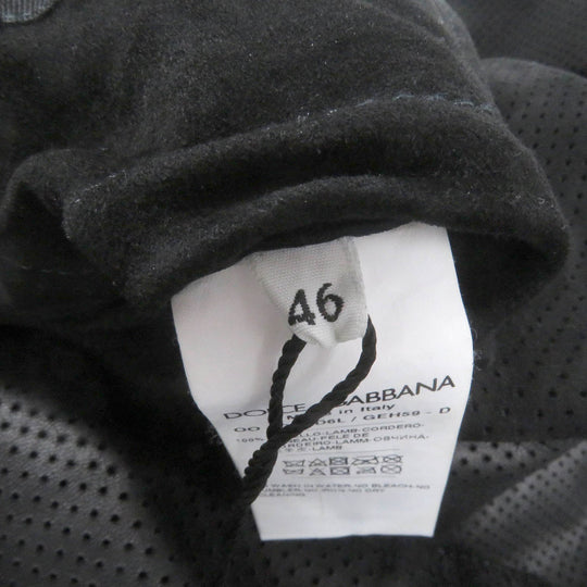 DOLCE&GABBANA tailored jacket G2ND6L Main: 100% lambskin black mens 46 Used Authentic