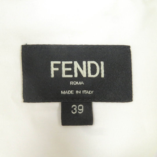 FENDI Long sleeve shirt FS1086 Main: 100% cotton white mens 39 Used Authentic