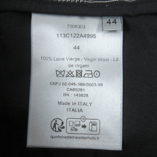 Dior HOMME Pants 113C122A4995 Main: 100% wool gray mens 44 Used Authentic