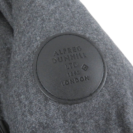 Dunhill down coat Outer: 90% wool, Outer: 8% cashmere, Outer: 2% polyurethane, Lining: 90% nylon, Lining: 10% polyurethane gray mens Used Authentic