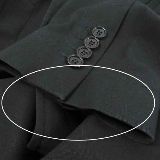 Dior HOMME Chester coat 993C307A4517 Outer: 100% cotton, Lining: 100% cupra black mens 44 Used Authentic