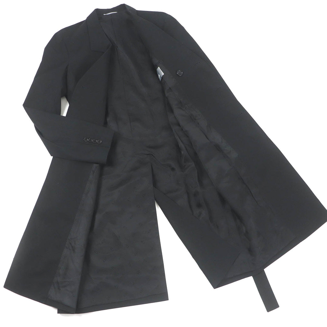 Dior HOMME Chester coat 993C307A4517 Outer: 100% cotton, Lining: 100% cupra black mens 44 Used Authentic