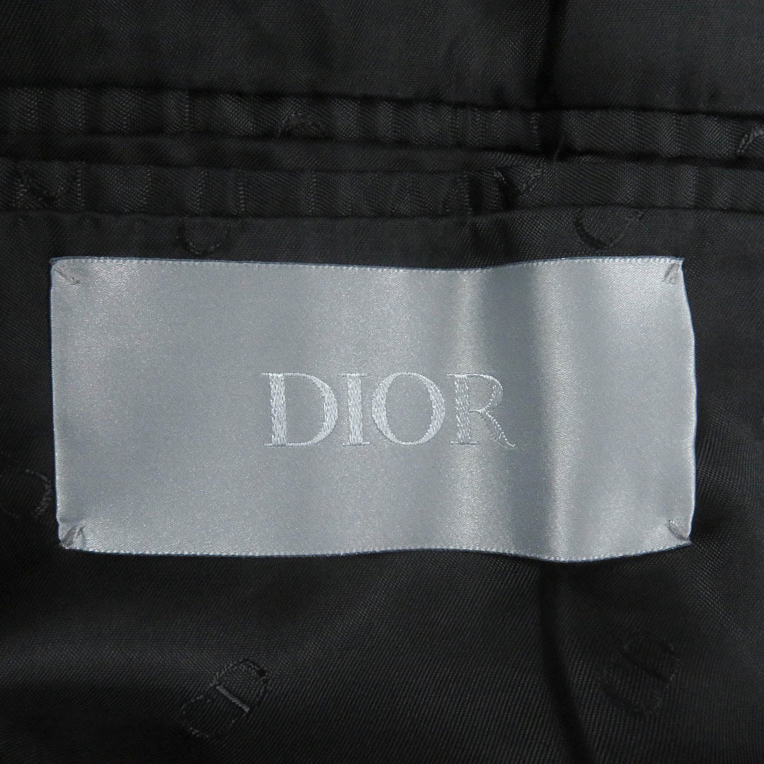 Dior HOMME Chester coat 993C307A4517 Outer: 100% cotton, Lining: 100% cupra black mens 44 Used Authentic