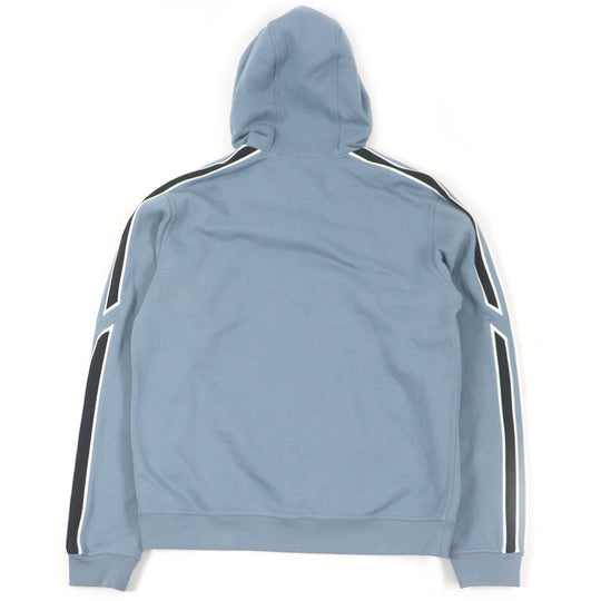 HERMES Hoodie Main: 100% cotton, part: 90% cotton, part: 10% polyurethane, part: 80% nylon, part: 20% polyurethane blue Run H mens L Used Authentic