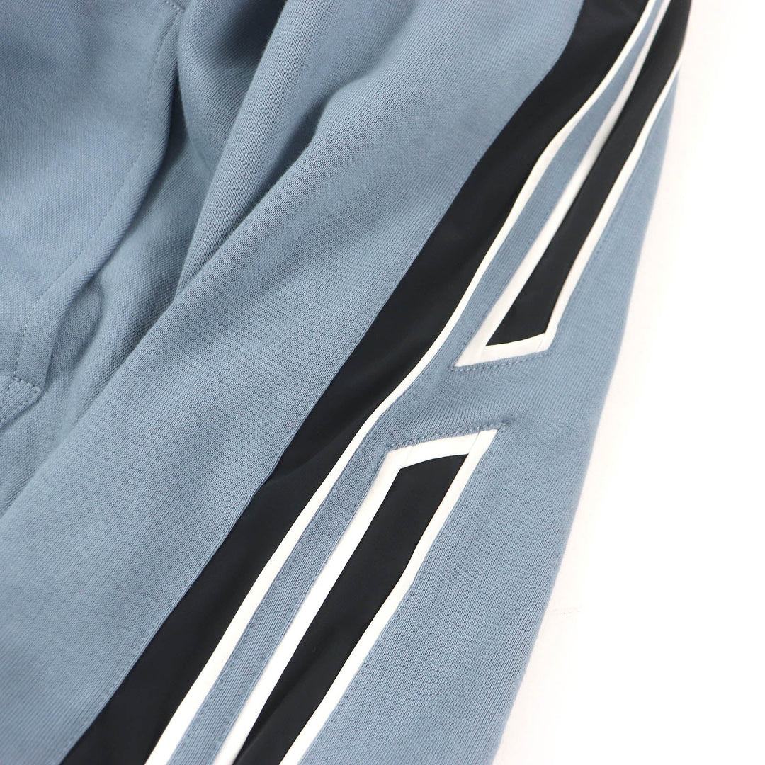 HERMES Hoodie Main: 100% cotton, part: 90% cotton, part: 10% polyurethane, part: 80% nylon, part: 20% polyurethane blue Run H mens L Used Authentic