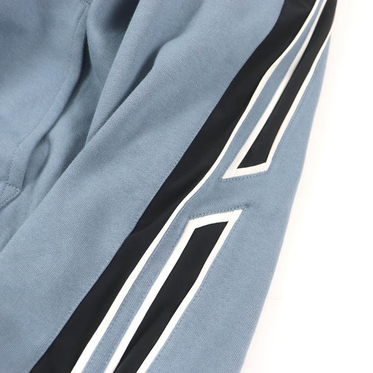 HERMES Hoodie Main: 100% cotton, part: 90% cotton, part: 10% polyurethane, part: 80% nylon, part: 20% polyurethane blue Run H mens L Used Authentic