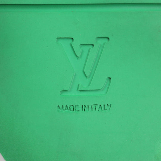 LOUIS VUITTON Sandals Main: Leather green miami line mens 7 Used Authentic