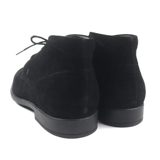 TOD�fS Ankle boots Main: Suede leather black mens 8.5 Used Authentic