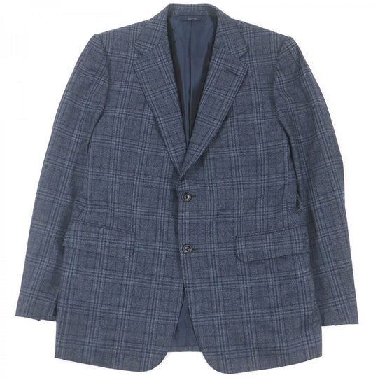 Dunhill blazer Outer: 100% wool, Lining: 50% cupra, Lining: 50% silk, Sleeve lining: 100% cupra blue mens 54 Used Authentic