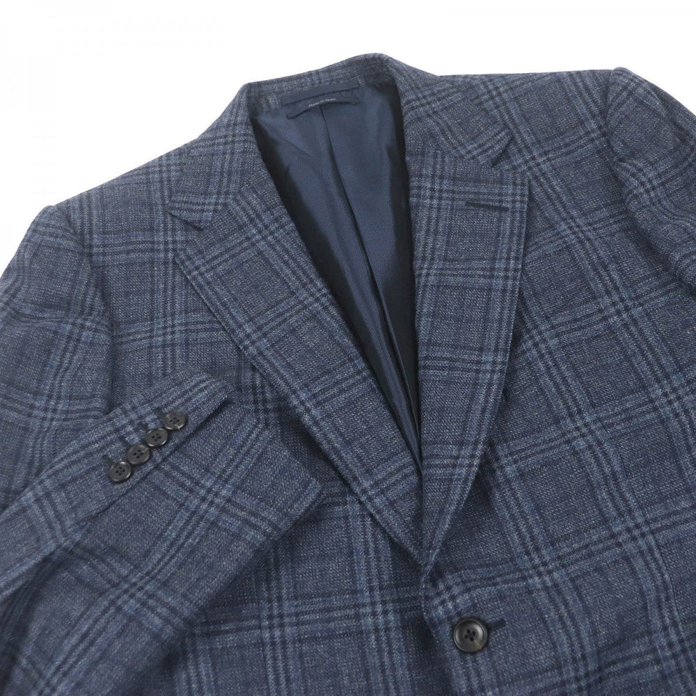 Dunhill blazer Outer: 100% wool, Lining: 50% cupra, Lining: 50% silk, Sleeve lining: 100% cupra blue mens 54 Used Authentic