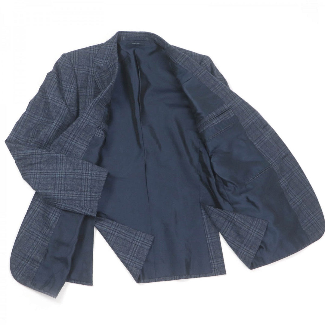 Dunhill blazer Outer: 100% wool, Lining: 50% cupra, Lining: 50% silk, Sleeve lining: 100% cupra blue mens 54 Used Authentic