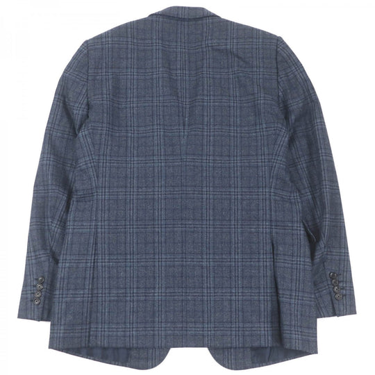 Dunhill blazer Outer: 100% wool, Lining: 50% cupra, Lining: 50% silk, Sleeve lining: 100% cupra blue mens 54 Used Authentic