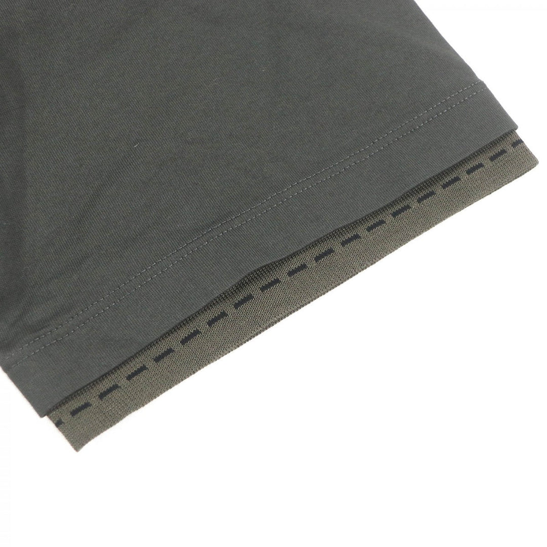 HERMES Short sleeve T-shirt Main: 100% cotton khaki mens M Used Authentic