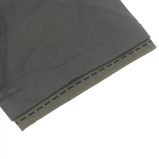 HERMES Short sleeve T-shirt Main: 100% cotton khaki mens M Used Authentic