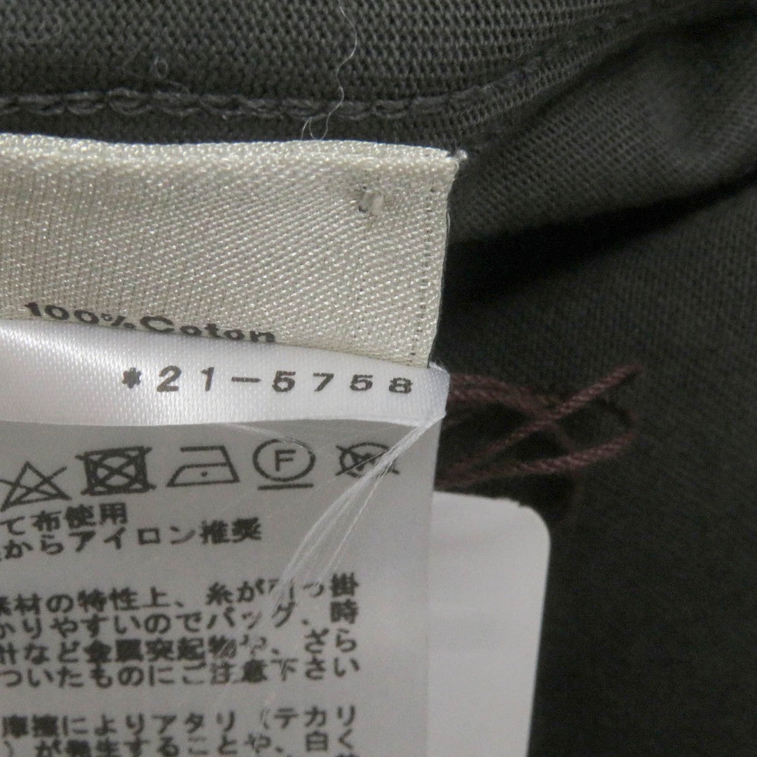 HERMES Short sleeve T-shirt Main: 100% cotton khaki mens M Used Authentic