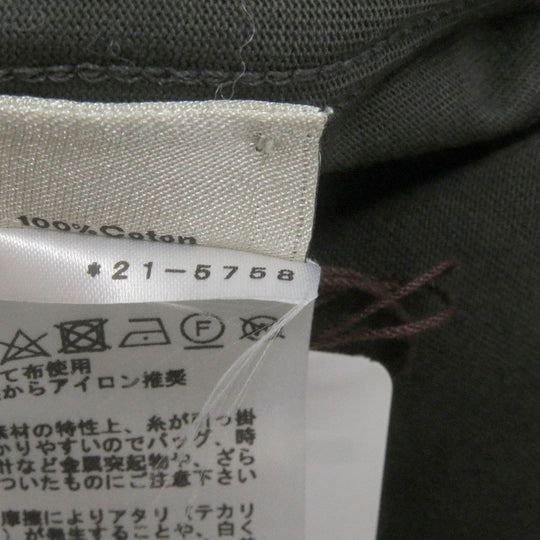 HERMES Short sleeve T-shirt Main: 100% cotton khaki mens M Used Authentic