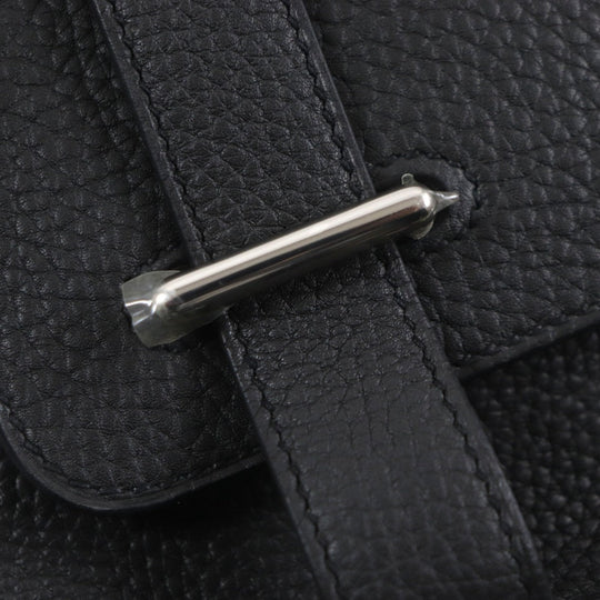 HERMES Shoulder Bag Taurillon Clemence Pron Taupe Steve Kaporal 27