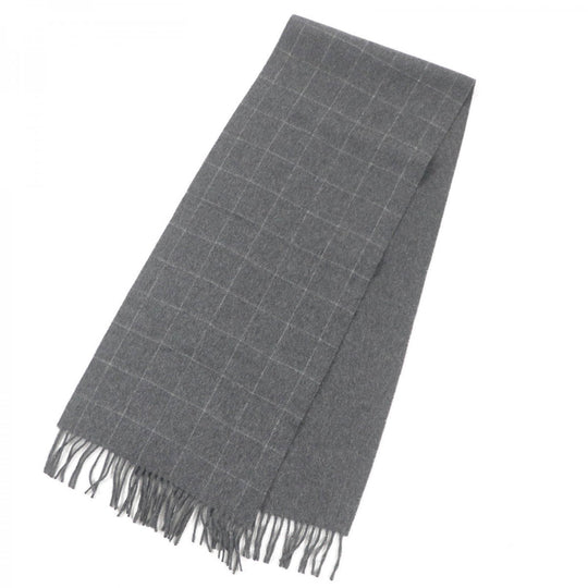 Dunhill Scarf Main: 100% cashmere gray mens Used Authentic