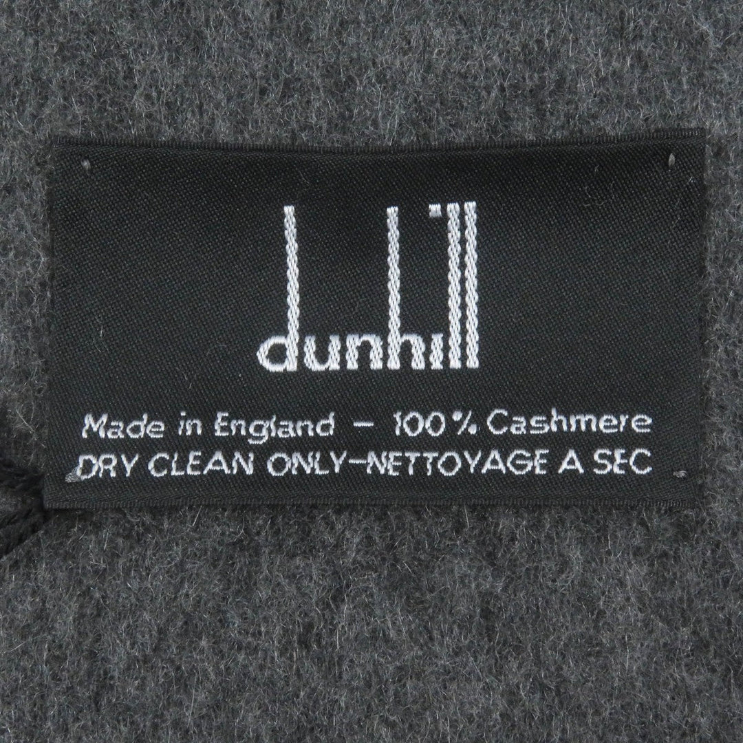 Dunhill Scarf Main: 100% cashmere gray mens Used Authentic