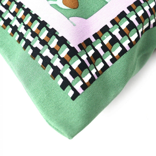 MARNI Tote Bag SHMH0046A0T0000 Main: Cotton, Part: Cowhide Green type FLOWER CAFE Women Used Authentic