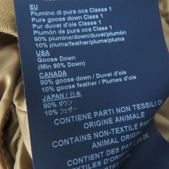 Herno down coat PI1011D polyester Camel 38