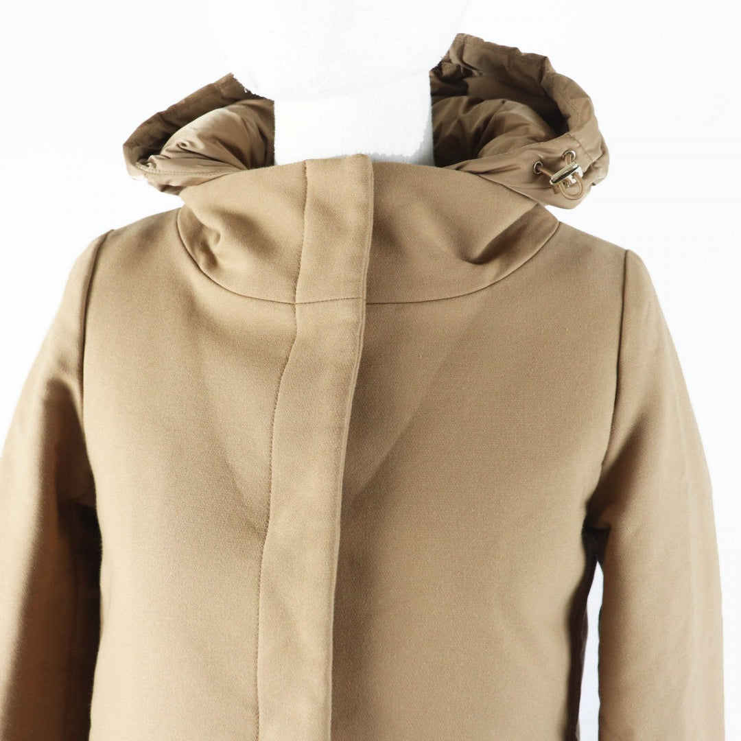 Herno down coat PI1011D polyester Camel 38