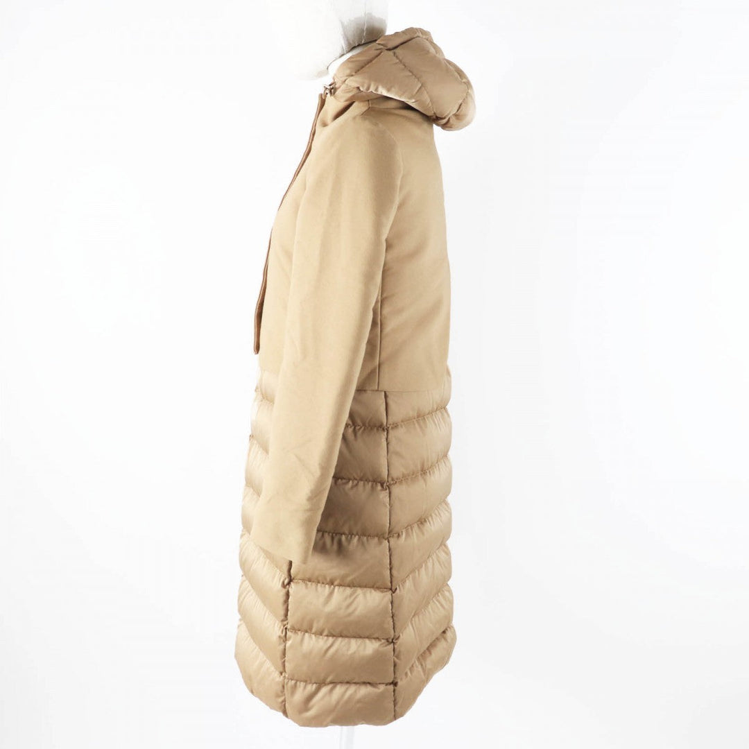 Herno down coat PI1011D polyester Camel 38