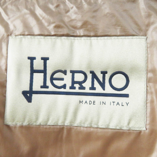 Herno down coat PI1011D polyester Camel 38