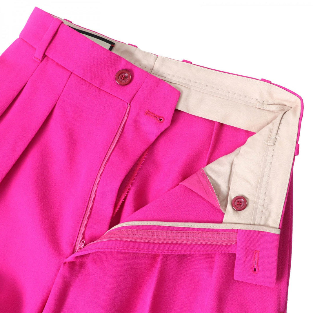 GUCCI Pants 560450 Main: 100% wool pink Women 36 Used Authentic