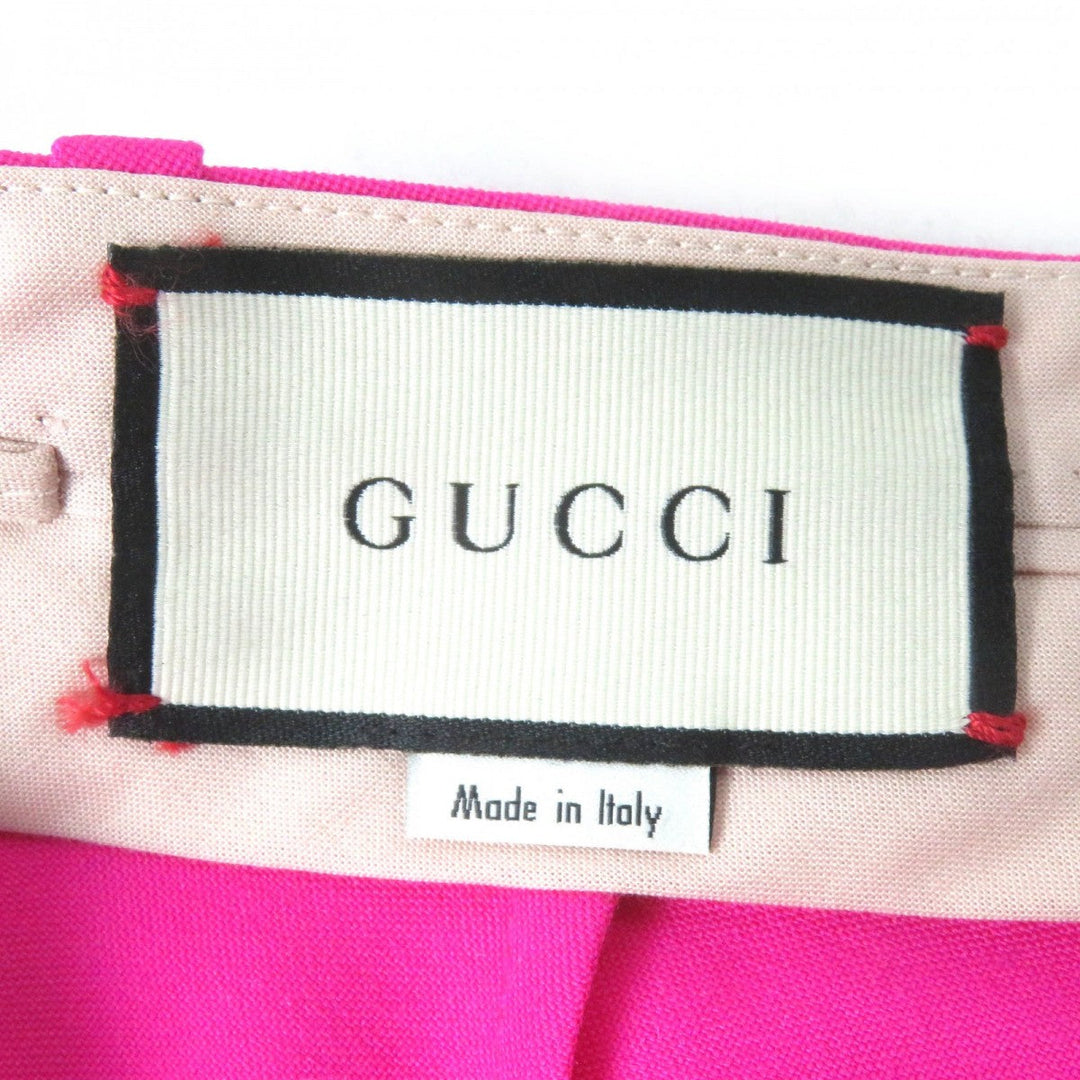 GUCCI Pants 560450 Main: 100% wool pink Women 36 Used Authentic