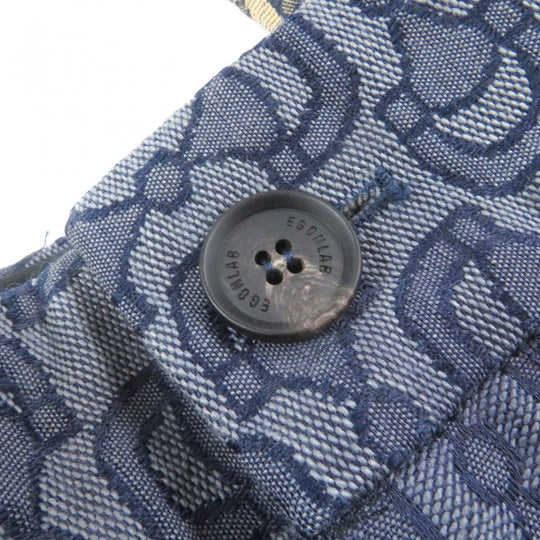 GUCCI Pants Outer: 70% cotton, Outer: 30% polyester, Lining: 100% cotton Blue beige mens 48 Used Authentic