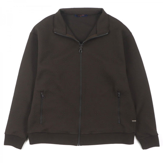 LOUIS VUITTON Track jacket HJY45W Outer material: 66% polyester, Outer material: 21% nylon, Outer material: 13% cotton, Lining: 100% nylon Dark brown mens XXL Used Authentic